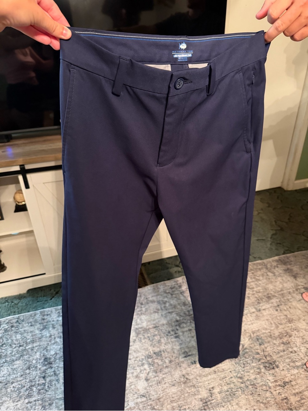 Southern Tide Men's Navy Performance Chinos
